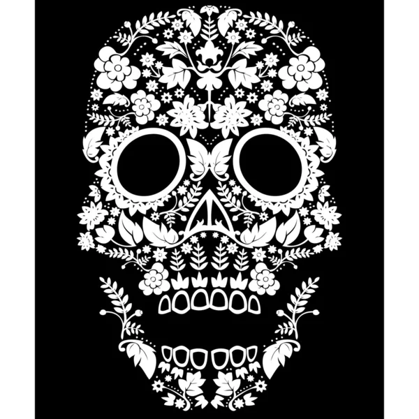 Calavera muerta — Vector de stock