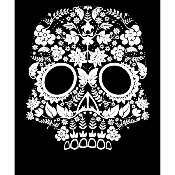 Calavera muerta — Vector de stock