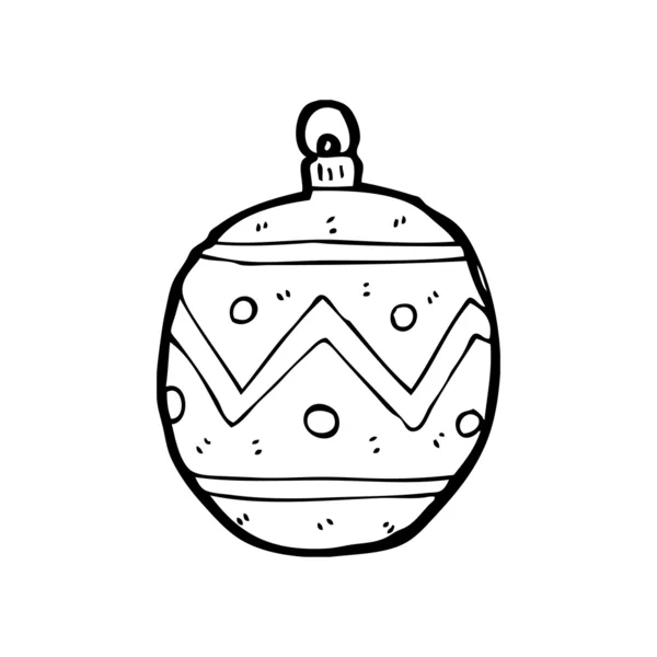 Christmas bauble — Stock Vector