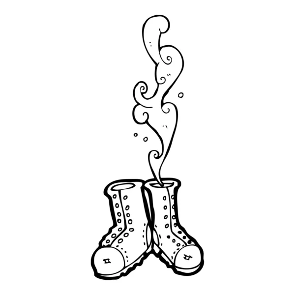 Malditas botas de Santa Claus — Vector de stock