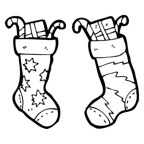 圣诞袜 — 图库矢量图片