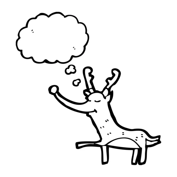 Christmas reindeer — Stock Vector