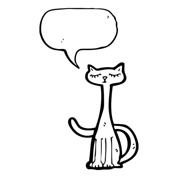 Элегантная кошка — стоковый вектор