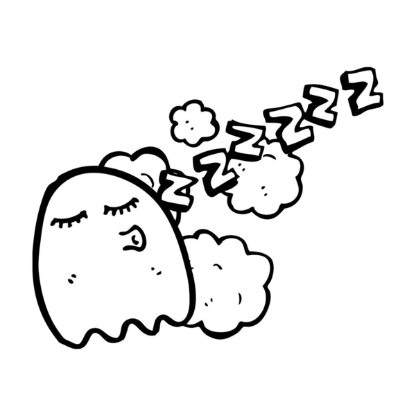 Fantasma dormido — Archivo Imágenes Vectoriales