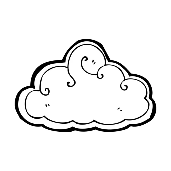 Cloud sign — Stock Vector