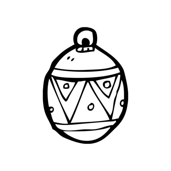 Bauble dos desenhos animados — Vetor de Stock