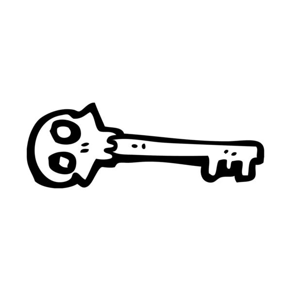 Ключ от скелета — стоковый вектор