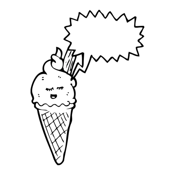 复古冰淇淋 — 图库矢量图片