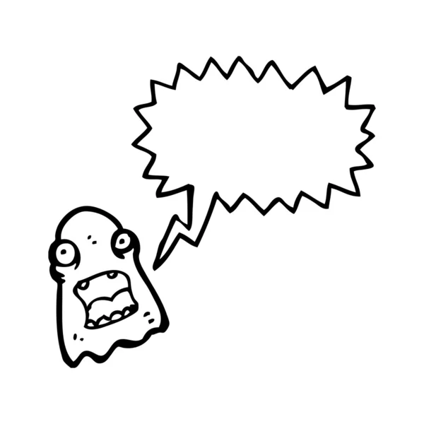 Fantasma gritando — Vector de stock