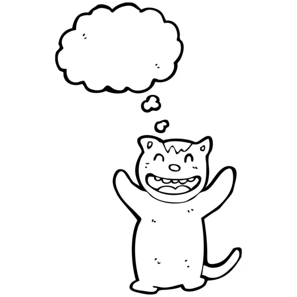 Gato feliz — Vector de stock