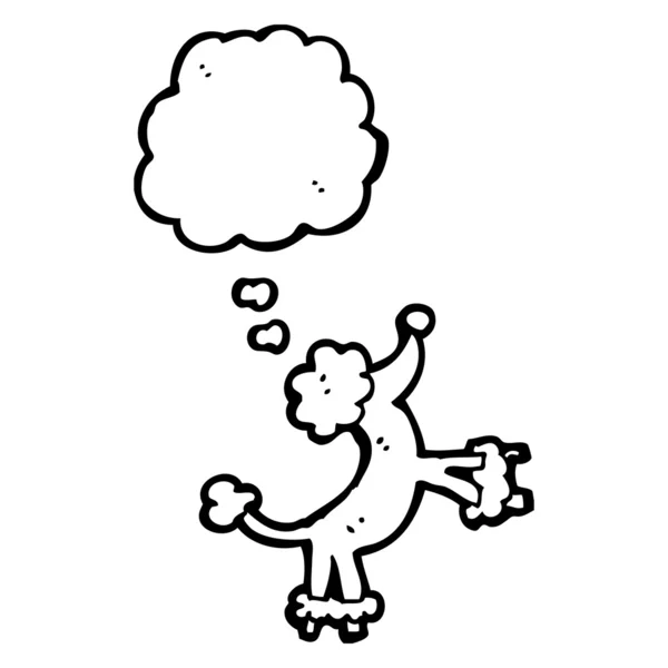 Jumping poodle — Stock Vector