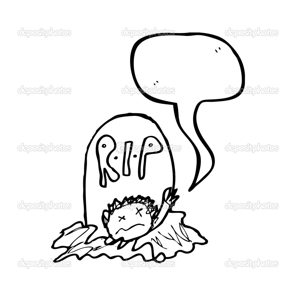 Zombie Powstanie Z Grobu Grafika Wektorowa