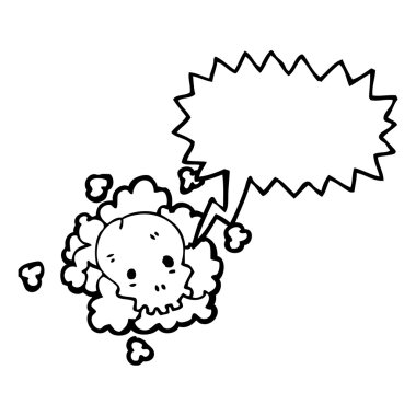 karikatür ölüm bulut