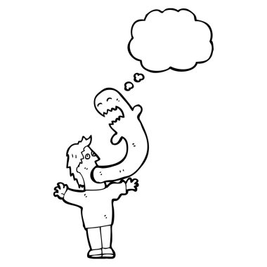 Şeytan çıkarma karikatür