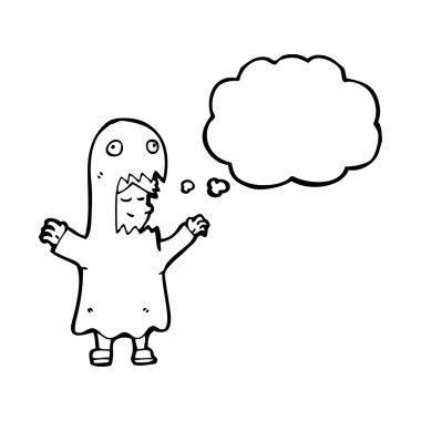 oyun ya da şeker Hayalet kostümü