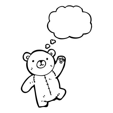 sevimli ayıcık sallayarak