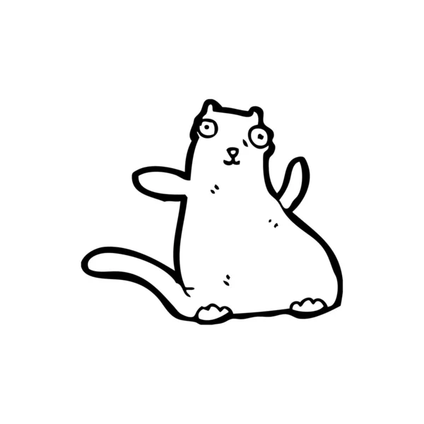 Gato gordo — Archivo Imágenes Vectoriales