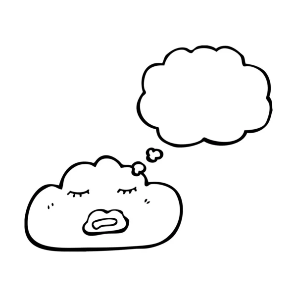 Nube de dibujos animados — Vector de stock