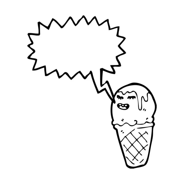 Retro ice cream — Stock Vector