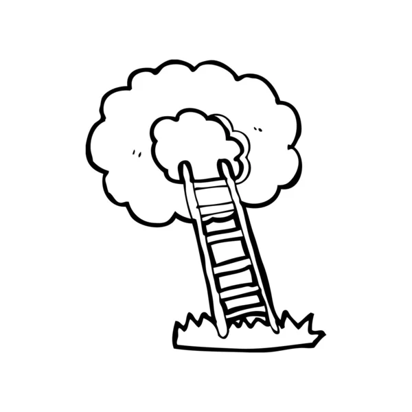 Ladder to heaven — Stock Vector
