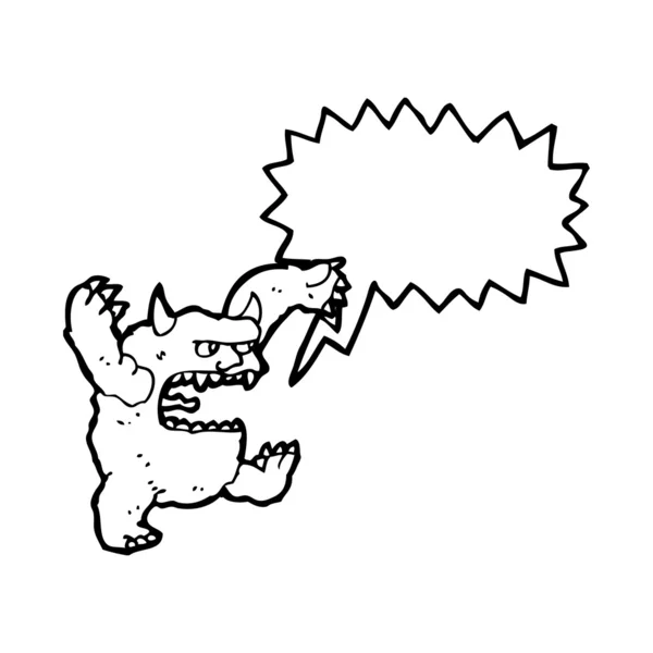 愤怒的小熊 — 图库矢量图片