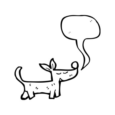mutlu küçük köpek