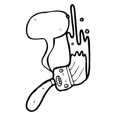 boya fırçası konuşuyor