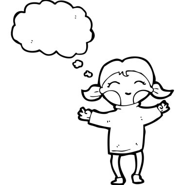 şarkı söyleyen küçük kız