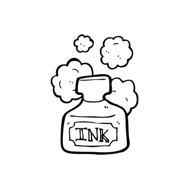 eski mürekkep şişesi