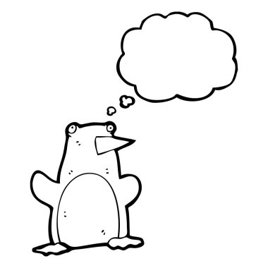 komik penguen ile konuşma balonu