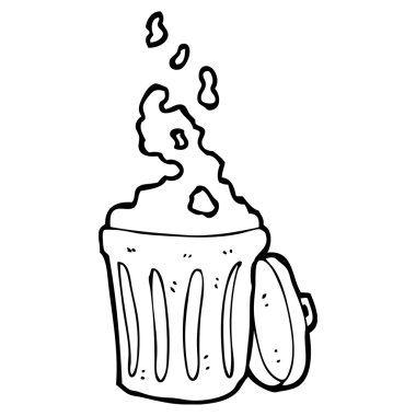 kokuşmuş çöp kovası