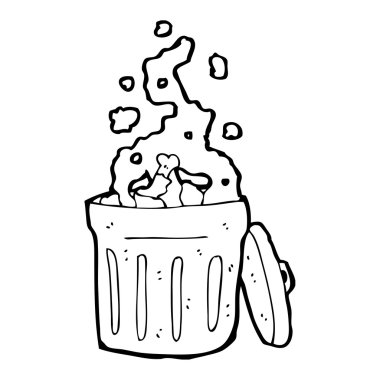 kokuşmuş çöp kovası