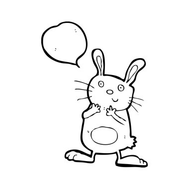 sevimli tavşan tavşan