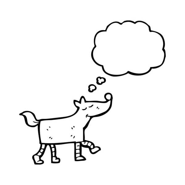Happy little dog — Stock Vector