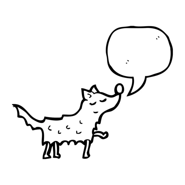 幸せな小さな犬 — ストックベクタ