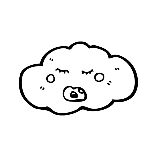 만화 구름 — 스톡 벡터