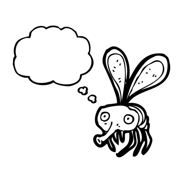 Mosca de dibujos animados — Vector de stock