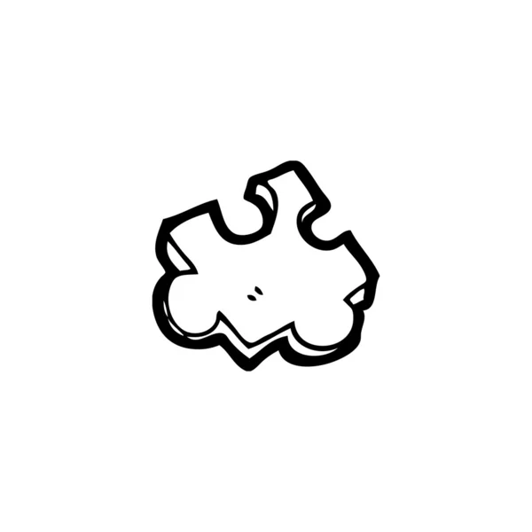Jigsaw piece — Stock Vector