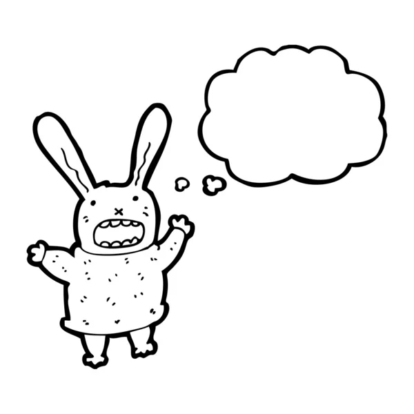 Conejo asustado — Archivo Imágenes Vectoriales
