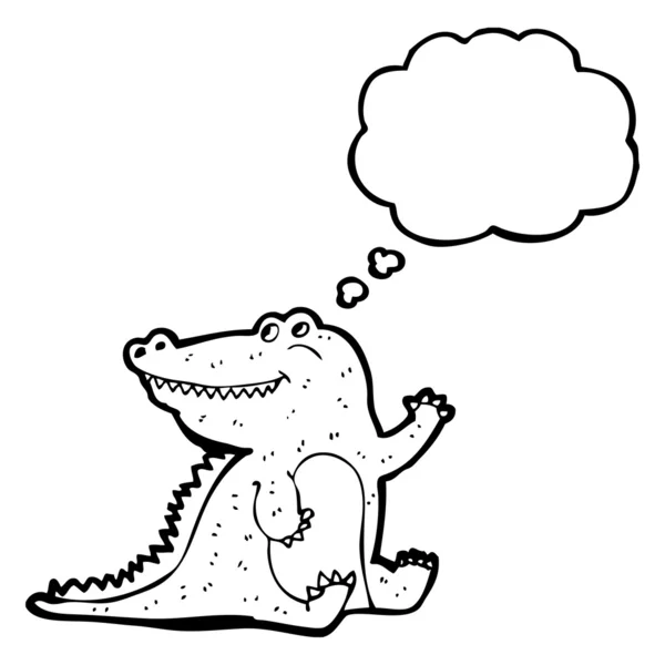 Szczęśliwy krokodyl — Wektor stockowy