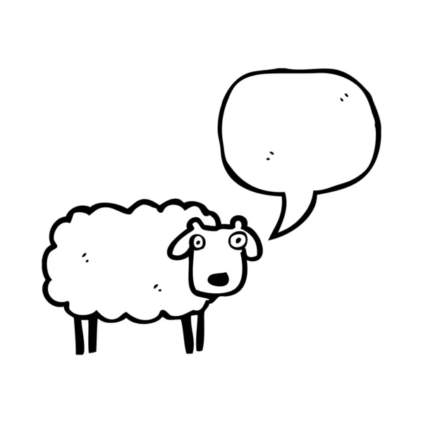 Owce z dymek — Wektor stockowy