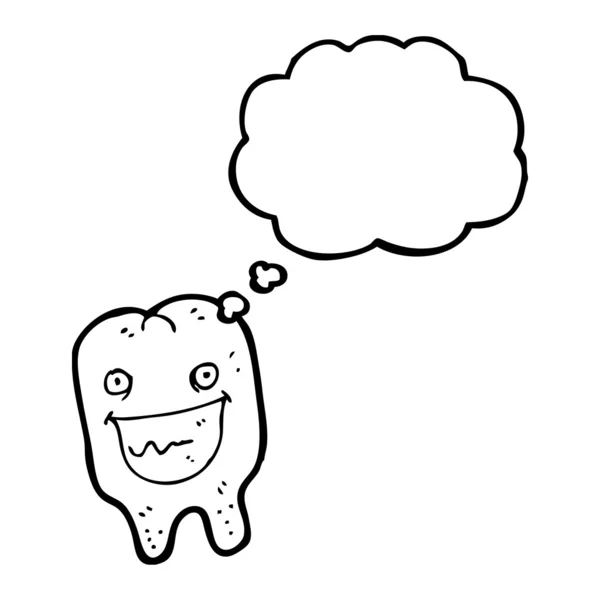 Happy zub — Stockový vektor