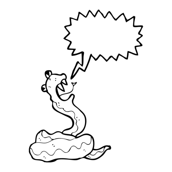 Serpent empoisonné — Image vectorielle