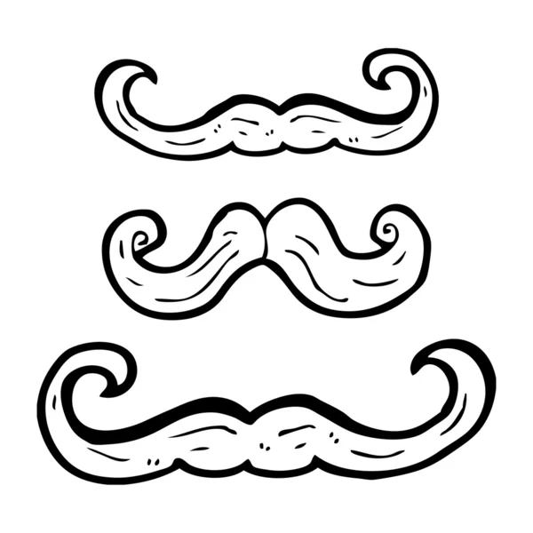 Mustasch samling — Stock vektor