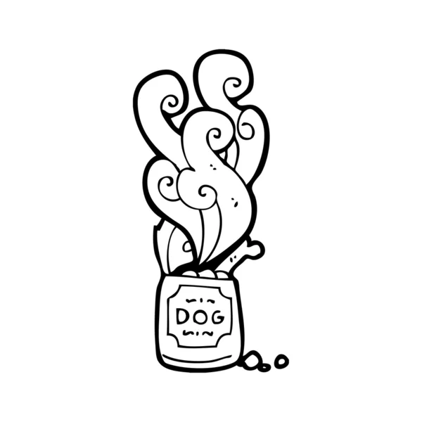 Kreskówka pies żywność — Wektor stockowy