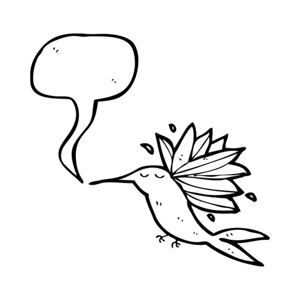 Cartoon colibri — Image vectorielle