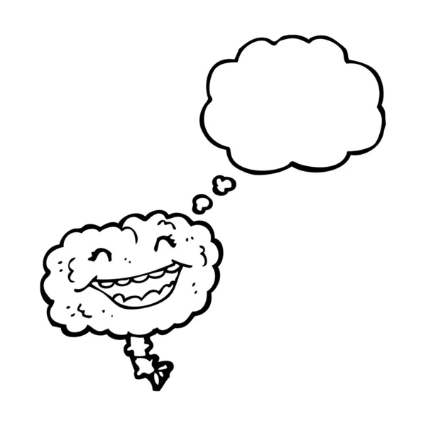 Cérebro feliz —  Vetores de Stock