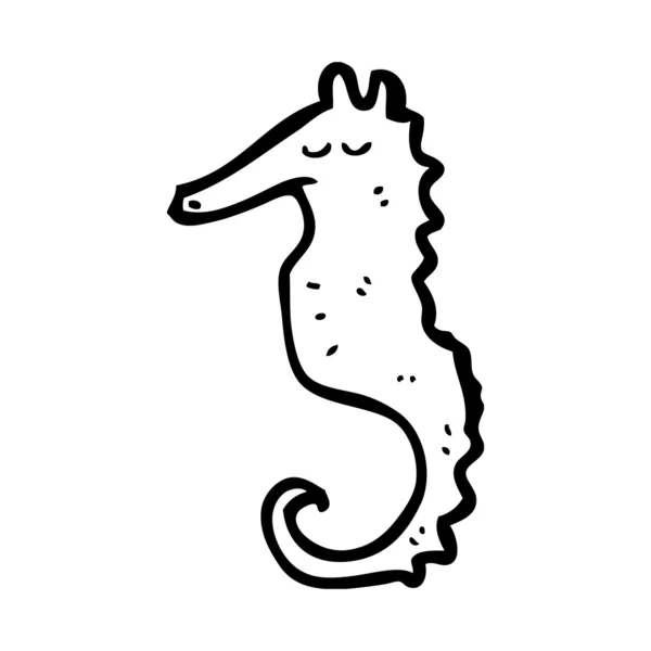 Mořský koník — Stockový vektor