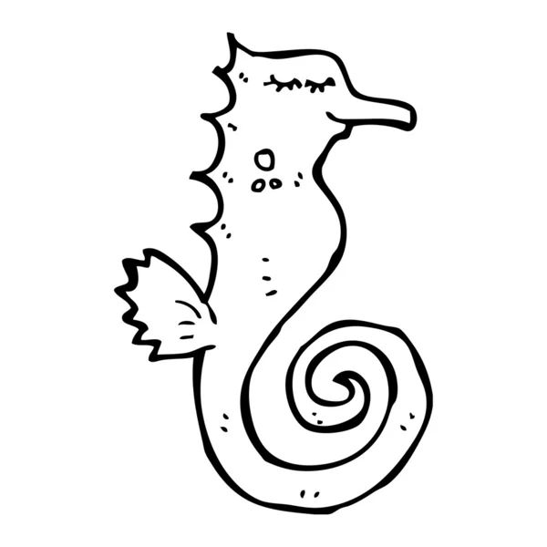 Šťastný mořský koník — Stockový vektor