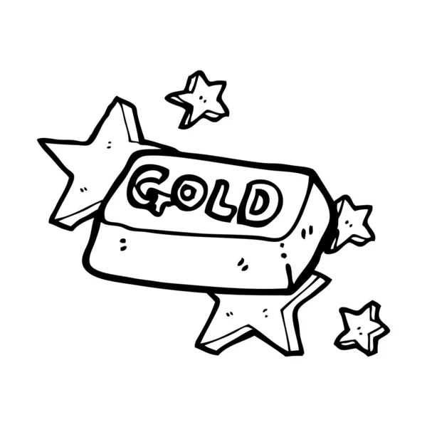 Balk van goud — Stockvector